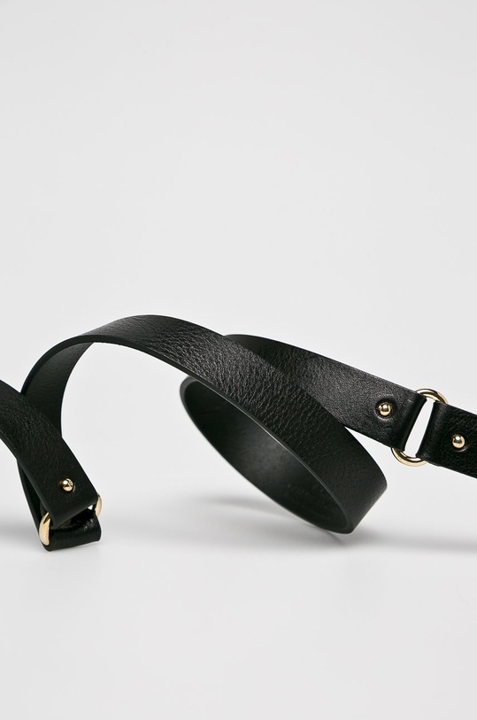 Tommy Hilfiger - Kožený opasok AW0AW05882 čierna AW18