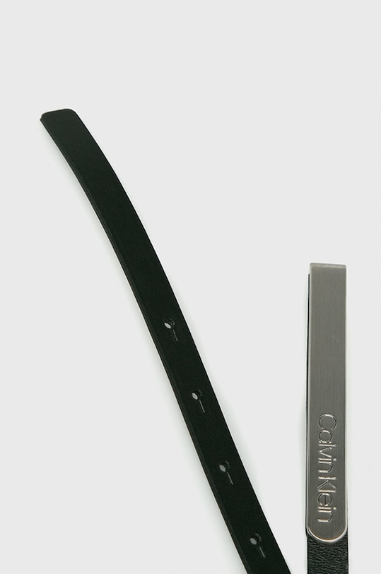Calvin Klein - Curea de piele K60K604327 negru AW18