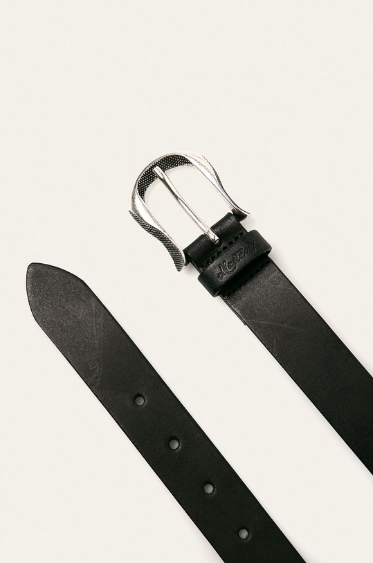 Mustang - Curea de piele MW3022L14 negru AA00