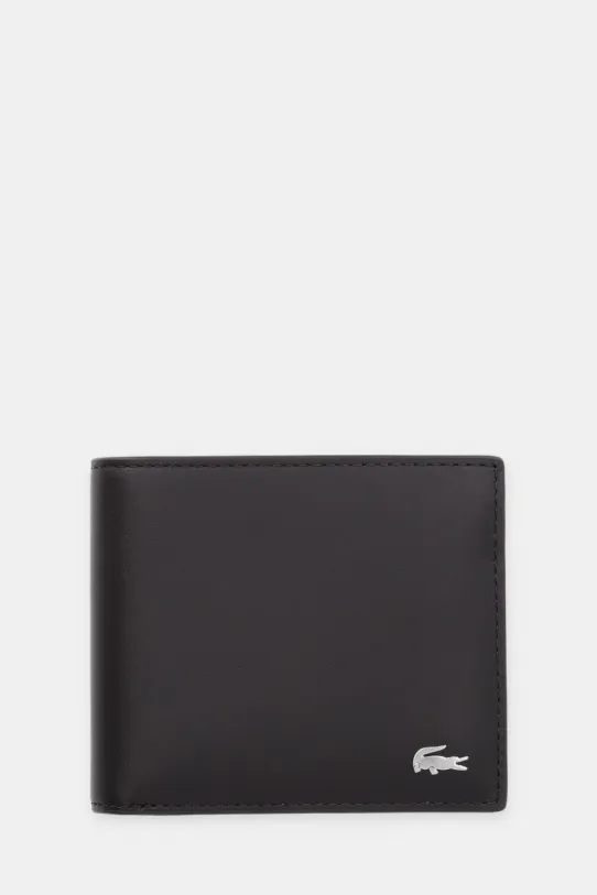 Lacoste - Portfel skórzany NH1112FG brązowy NH1112FG