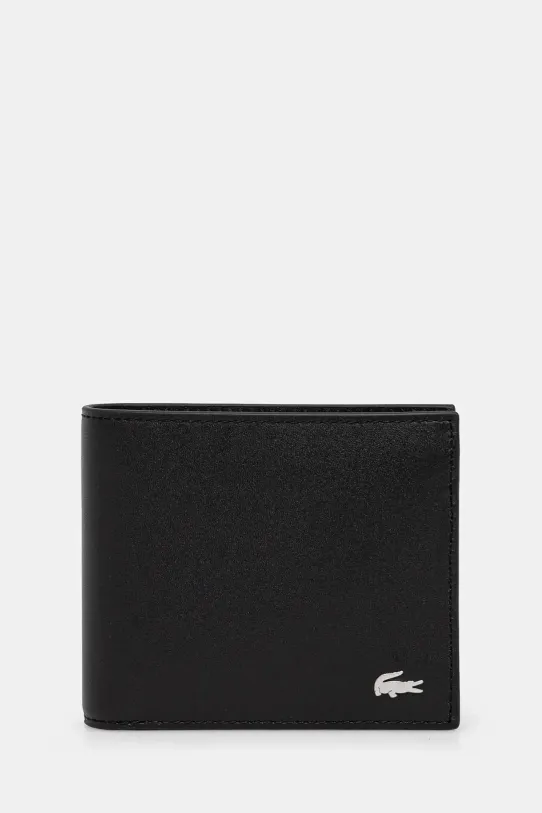 Lacoste - Bőr pénztárca fekete NH1112FG