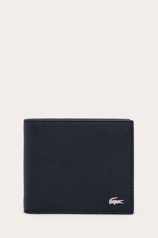 Lacoste - Kožni novčanik mornarsko plava NH1112FG