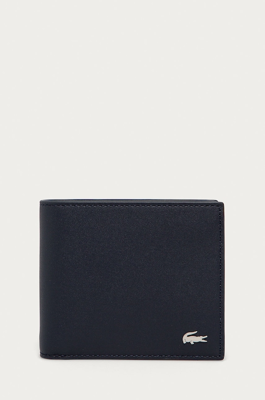 Lacoste - Kožni novčanik mornarsko plava NH1112FG