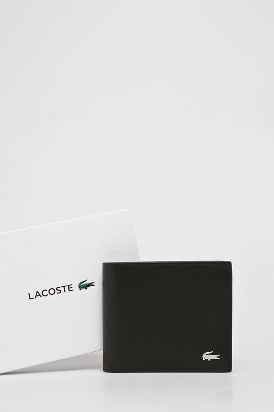 Lacoste - Portfel skórzany NH1112FG brązowy NH1112FG