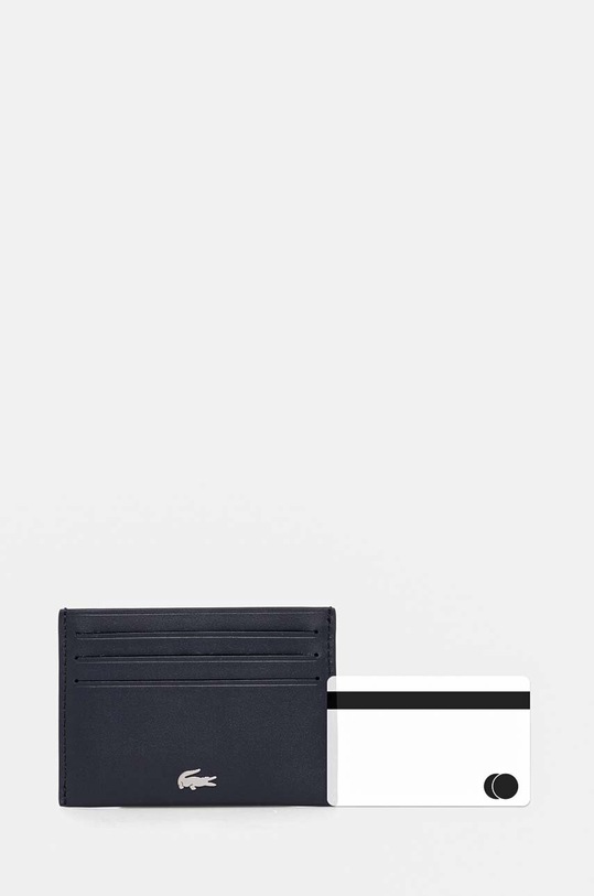 Lacoste кожаный кошелек тёмно-синий NH1346FG