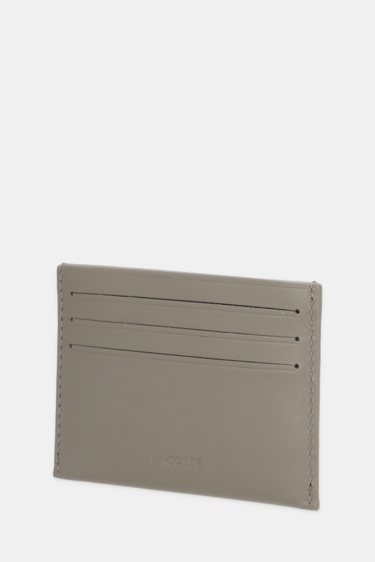 Kožená peněženka Lacoste NH1346FG hnědá AW25