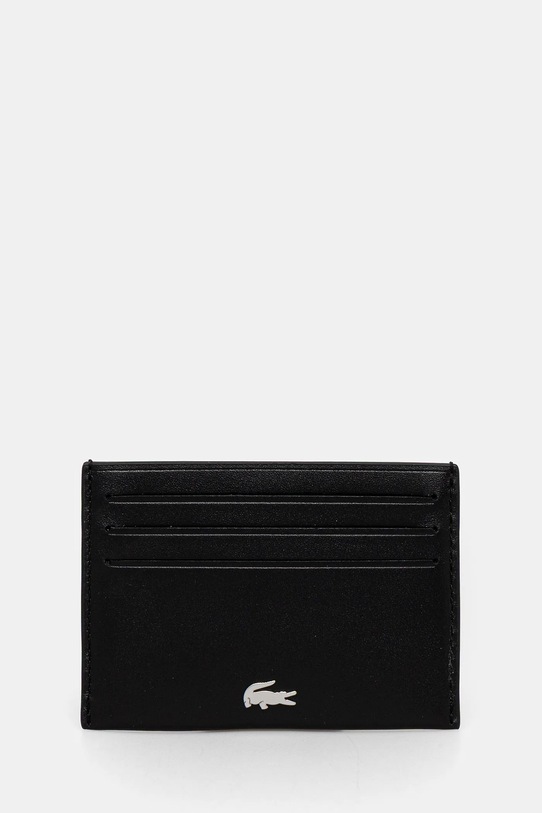 Lacoste - Δερμάτινο πορτοφόλι μαύρο NH1346FG