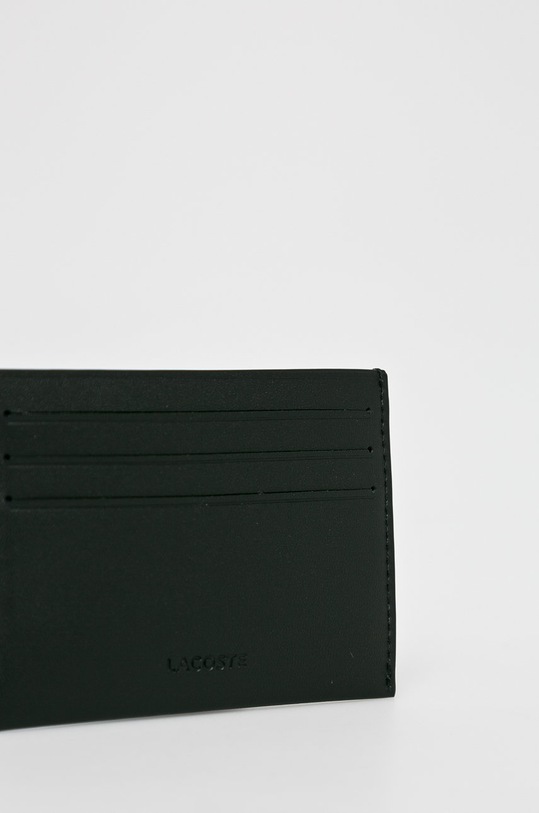 Lacoste - Δερμάτινο πορτοφόλι NH1346FG μαύρο AW24