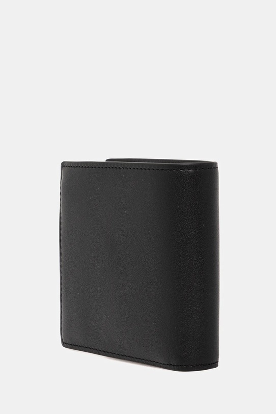 Lacoste - Portfel skórzany NH2505FG NH2505FG czarny AW18