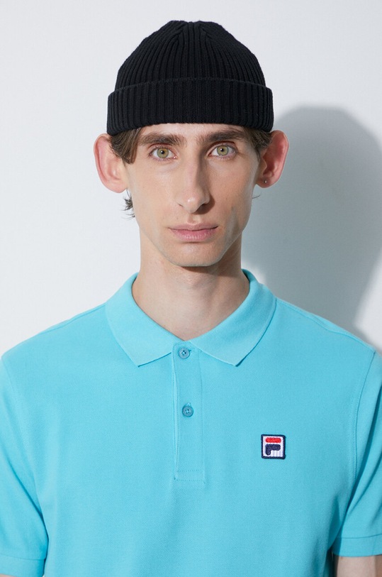 Bavlnené polo tričko Fila 682394 modrá