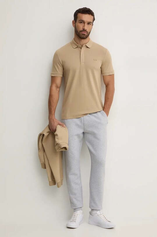 Lacoste polo shirt PH5522 beige AW24