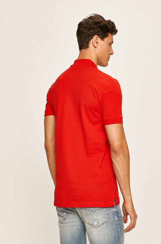 Odzież Kappa polo bawełniane 303173 czerwony