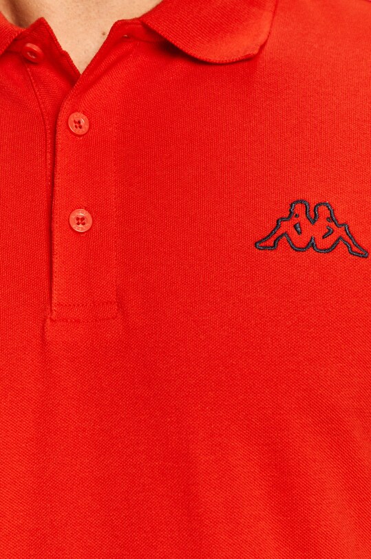 Kappa polo bawełniane 303173 czerwony