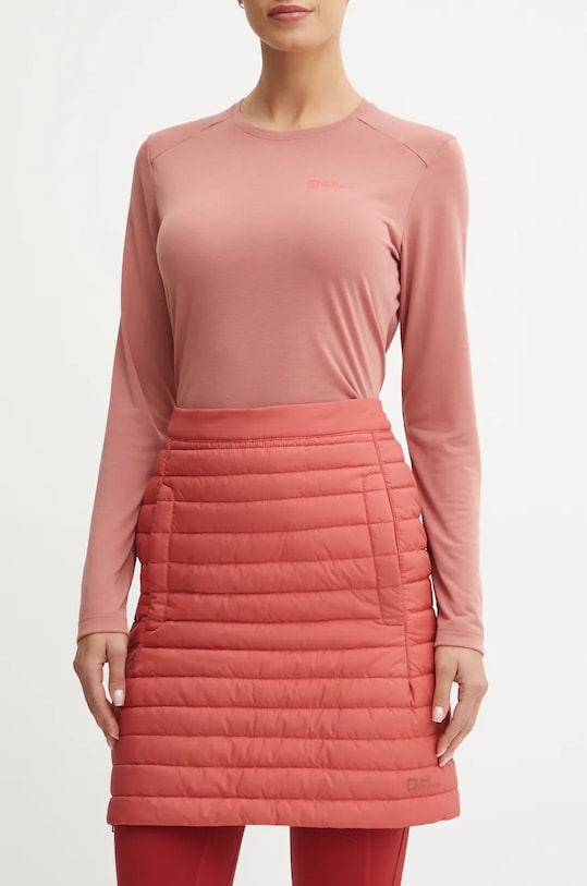 Športová sukňa Jack Wolfskin Iceguard látka ružová 1503093