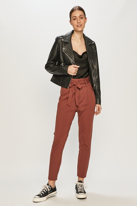 Nohavice Vero Moda 10205932 hnedá AA00