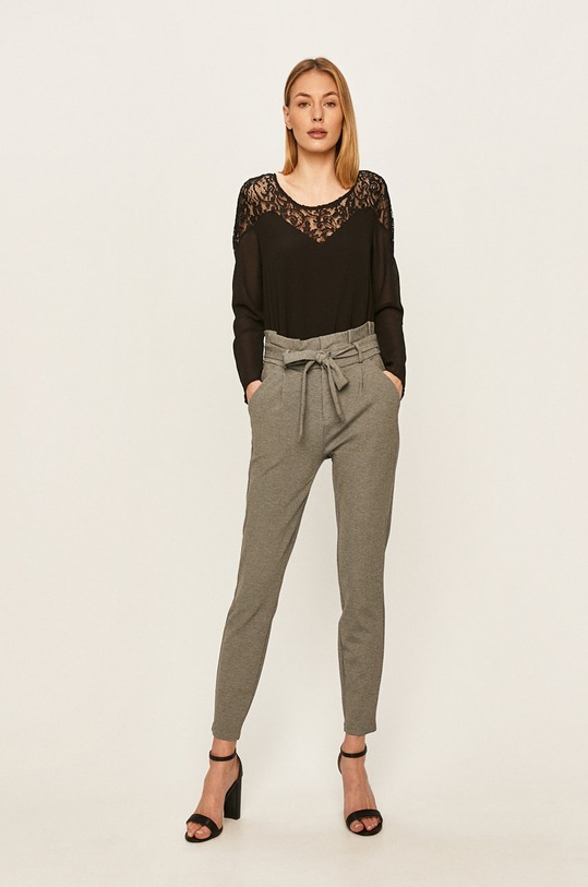 Nohavice Vero Moda 10205932 sivá AA00