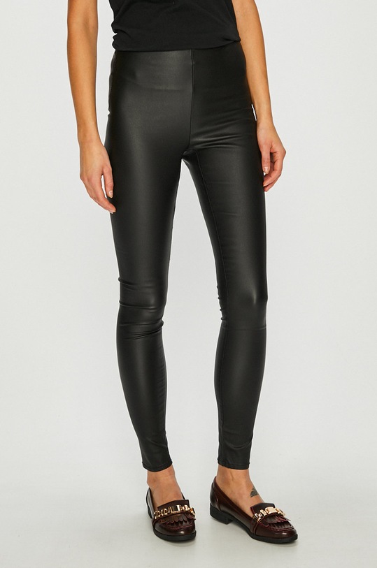 Vila - Spodnie Commit z elastanem czarny 14049672