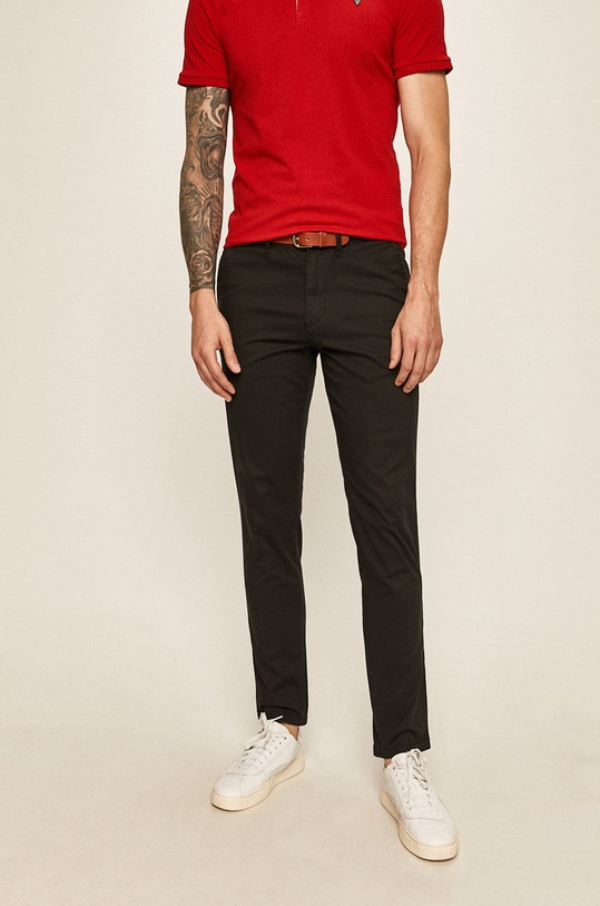 Selected Homme - Nohavice chinos čierna 16062975