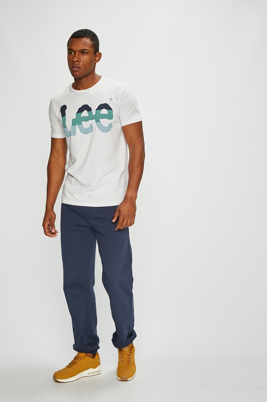 Kappa - Spodnie 703885 granatowy SS20