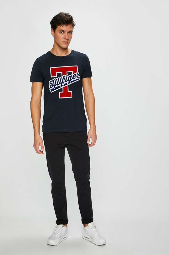 Tommy Hilfiger - Παντελόνι MW0MW08644 μαύρο AA00