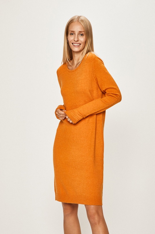 Vila - Sukienka casual pomarańczowy 14042768