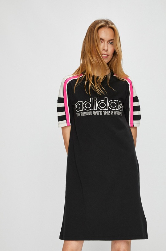 adidas Originals - Рокля DH4190 къса черен DH4190