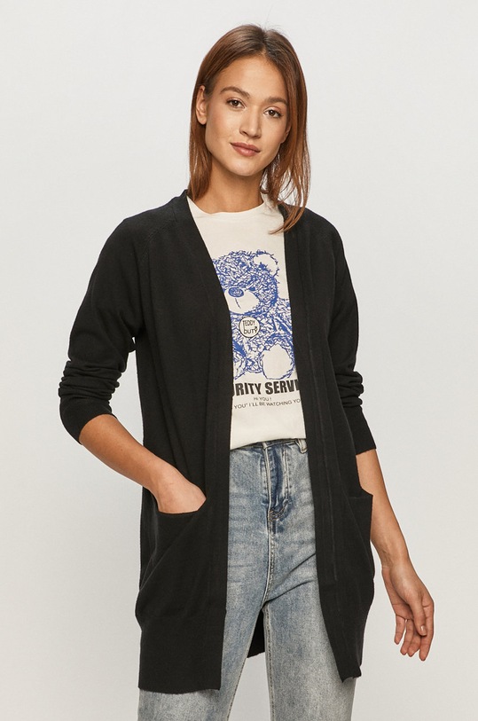 Jacqueline de Yong - Kardigan Day pozostałe czarny 15154643