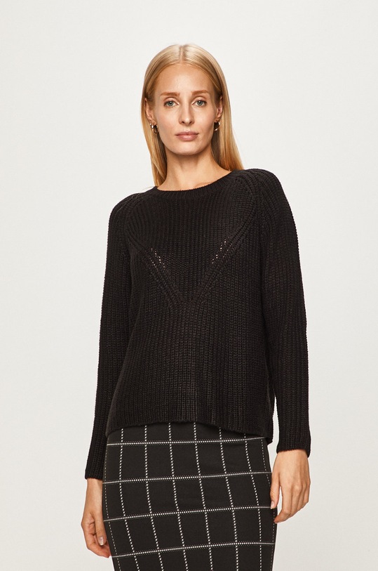 Jacqueline de Yong - Sveter okrúhly čierna 15154667