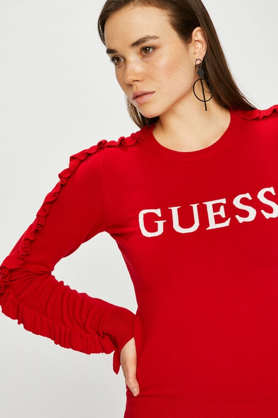 Guess Jeans - Pulóver piros W84R80.Z26S0