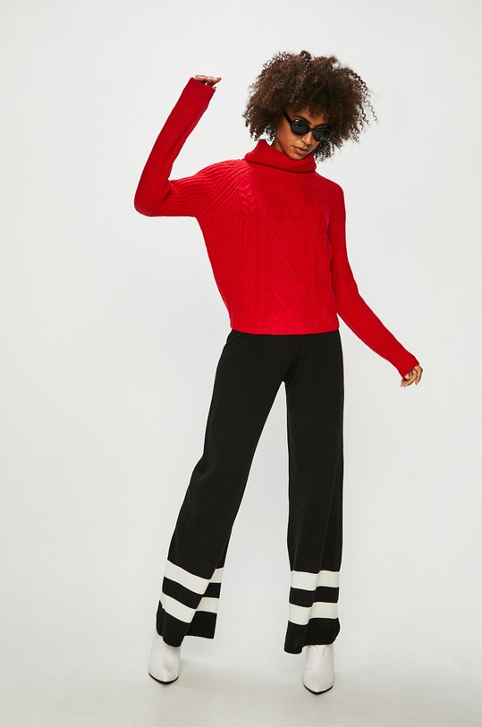 Tally Weijl - Sveter SPUACTIPAN červená AW18