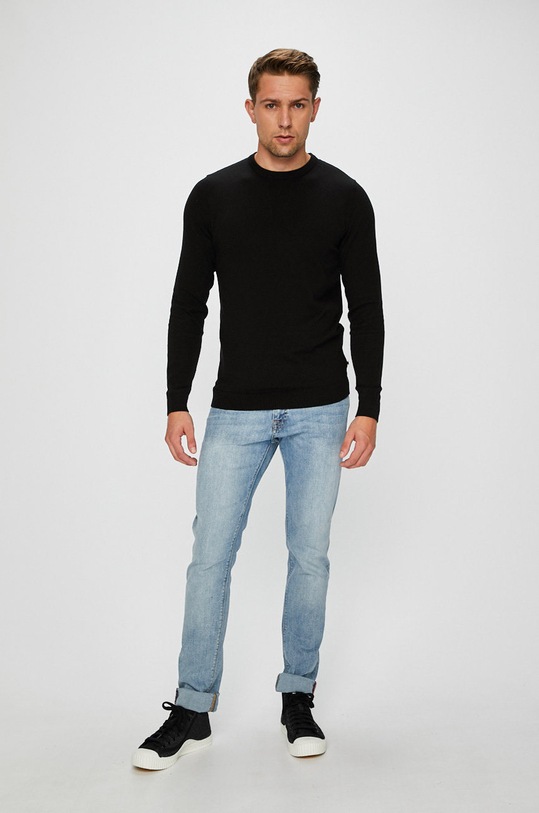 Jack & Jones - Sweter 12137190 czarny AA00
