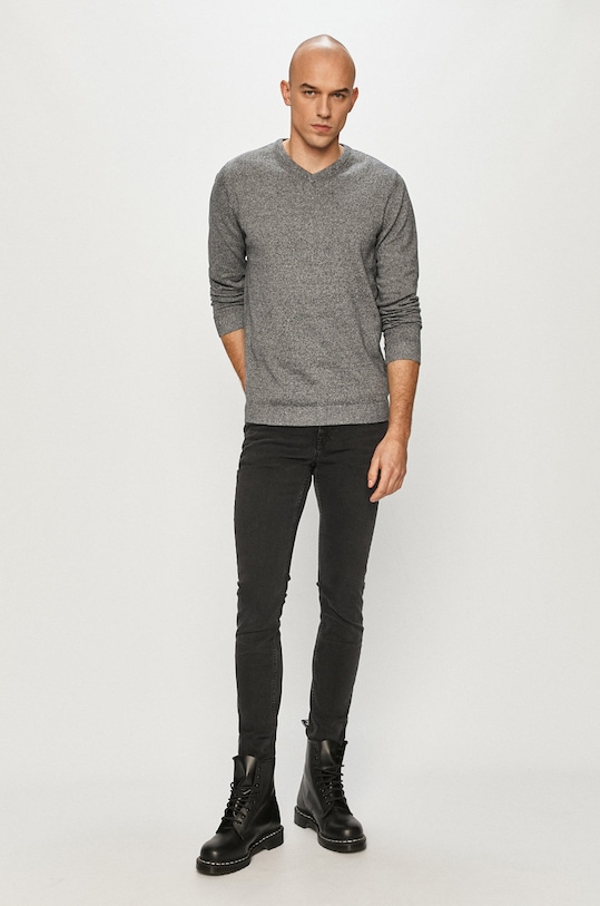 Jack & Jones - Sweter 12137194 granatowy AA00