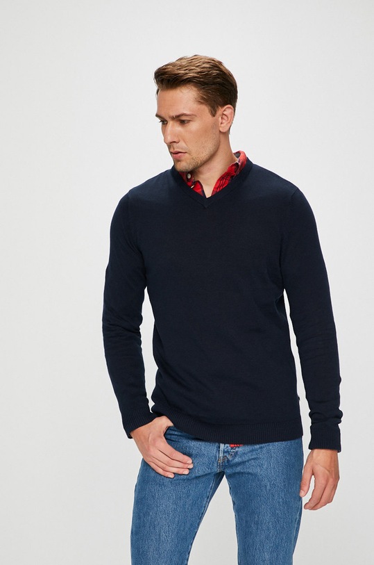 Jack & Jones - Sweter granatowy 12137194