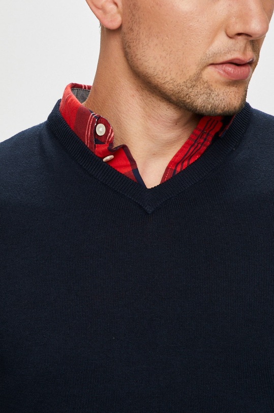 Jack & Jones - Sweter 12137194 granatowy