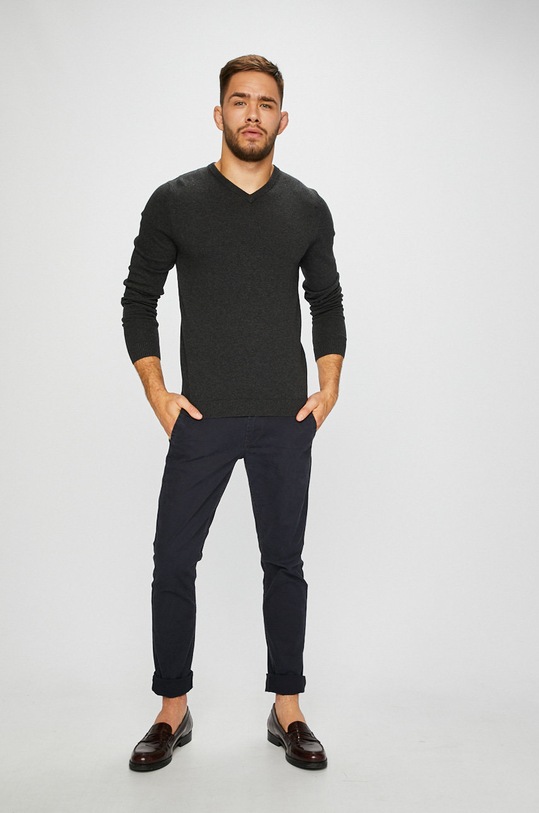 Jack & Jones - Sweter 12137194 szary AA00
