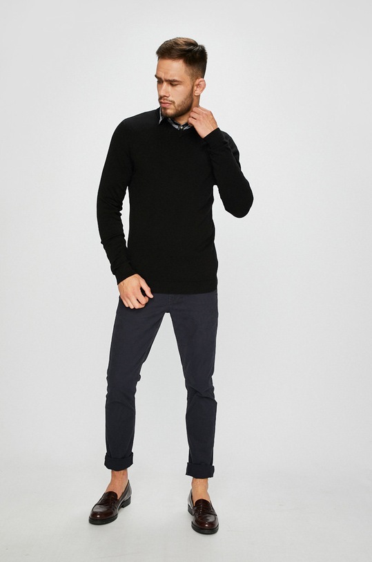Jack & Jones - Sweter 12137194 czarny AA00