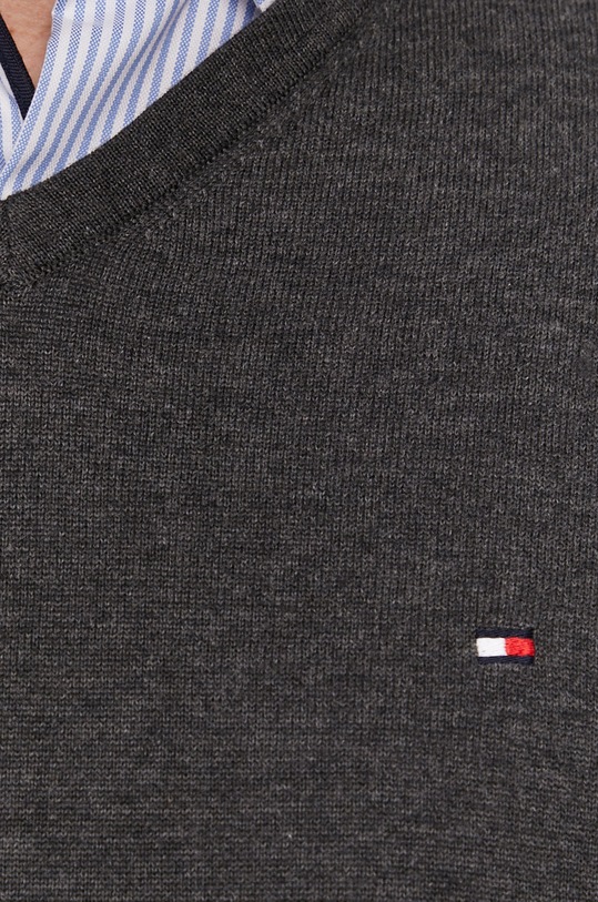 Tommy Hilfiger pulóver MW0MW04979 szürke