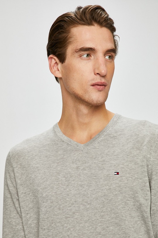 Tommy Hilfiger Pulover MW0MW04979 gri