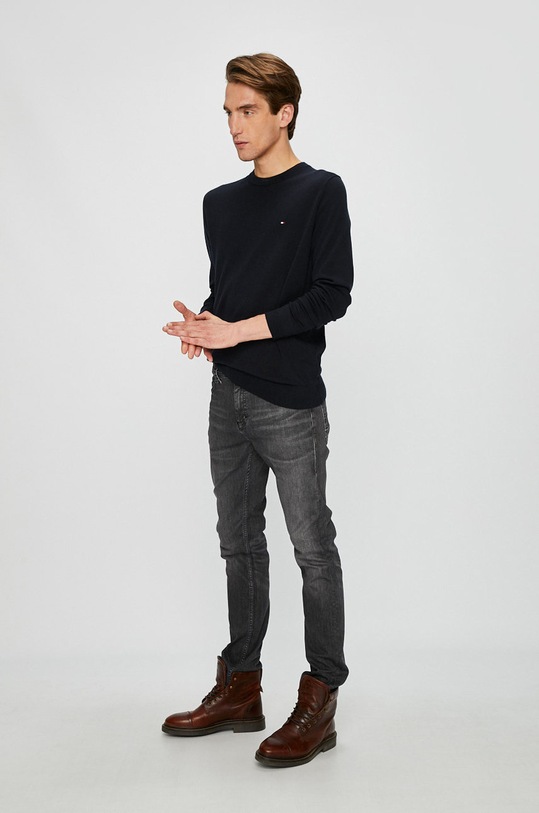 Tommy Hilfiger Pulover MW0MW04978 bleumarin AA00