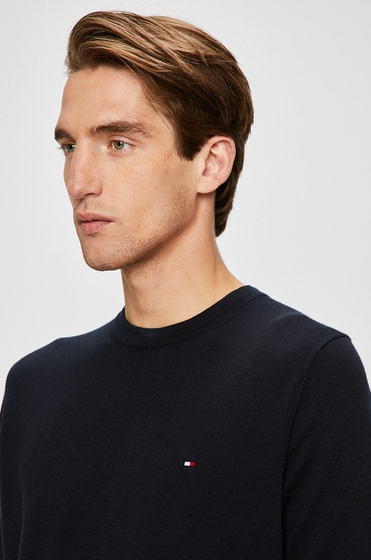 Sveter Tommy Hilfiger MW0MW04978 tmavomodrá