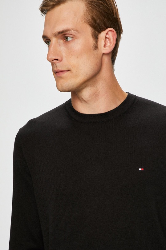 Tommy Hilfiger Pulover MW0MW04978 negru