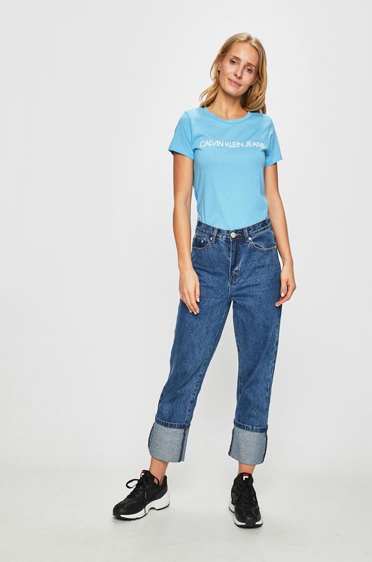 Calvin Klein Jeans - Top J20J207940 albastru AW19