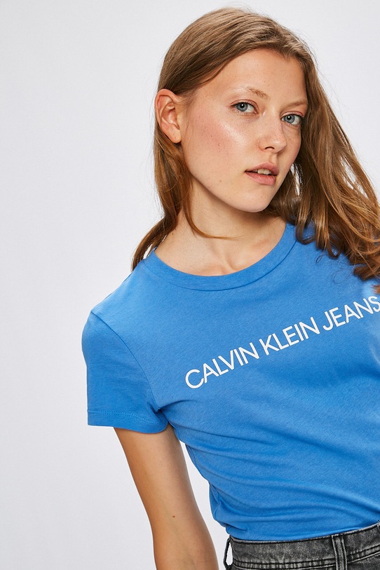 Calvin Klein Jeans - Top albastru J20J207940