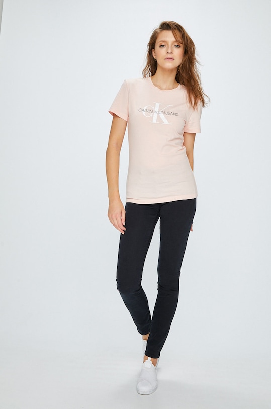 Calvin Klein Jeans - Top J20J207963 růžová AW18