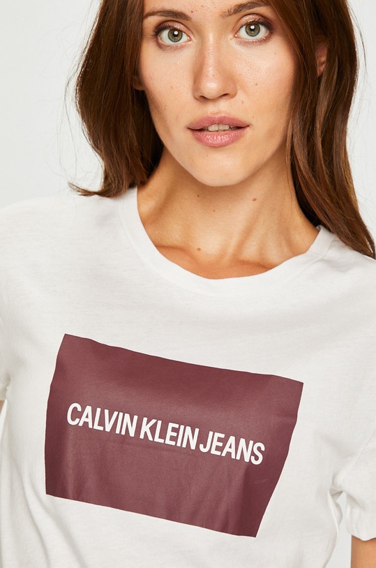 Calvin Klein Jeans - Top alb J20J208600