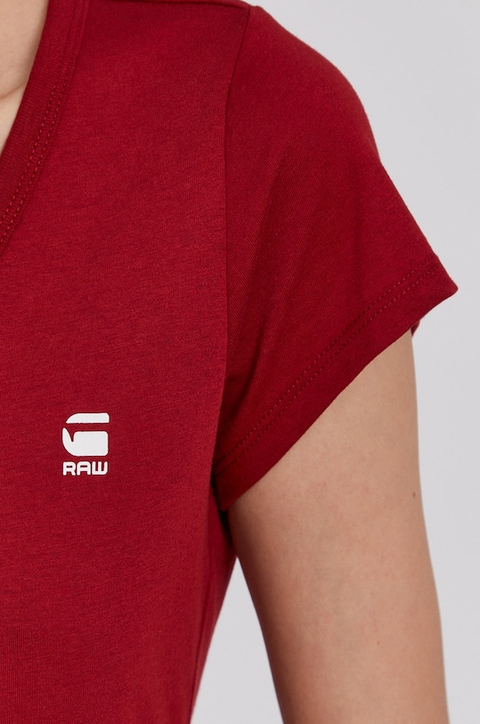G-Star tricou D04434.2757 burgundia