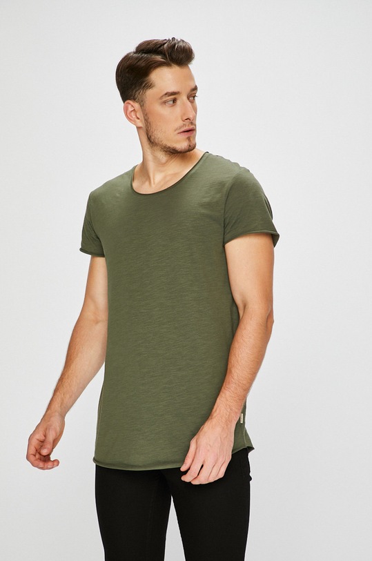 Jack & Jones - T-shirt bawełna zielony 12136679