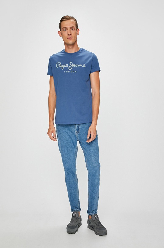 Pepe Jeans - Pánske tričko PM501594... modrá AA00