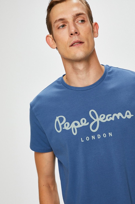 Pepe Jeans - Pánske tričko modrá PM501594...