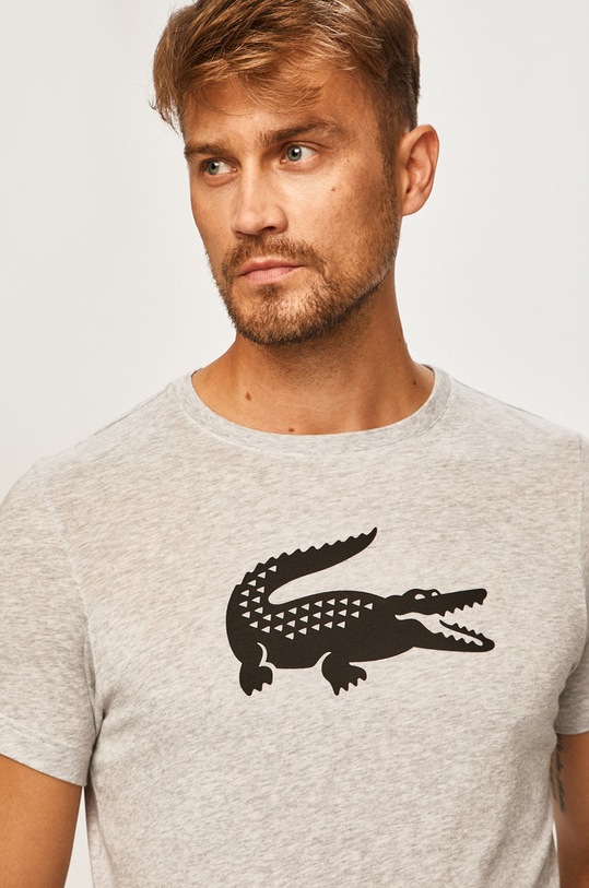 Lacoste - Pánske tričko sivá TH3377